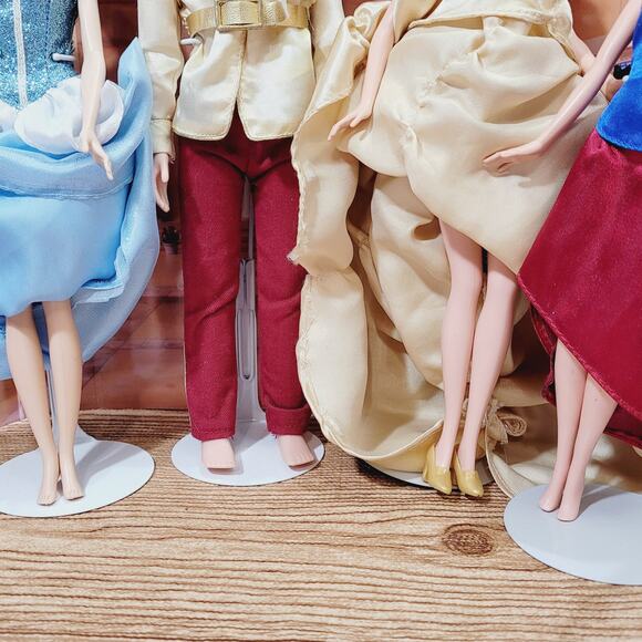 Disney Store Cinderella Prince Charming Mattel Princess Belle Snow White Dolls - Picture 7 of 11